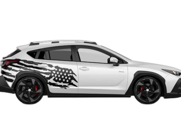 US Flag Side Graphics for Subaru Crosstrek