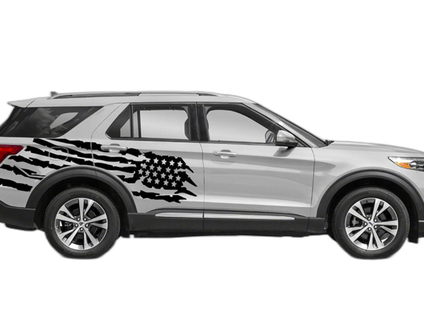 US Flag Side Graphics Graphics for Ford Explorer