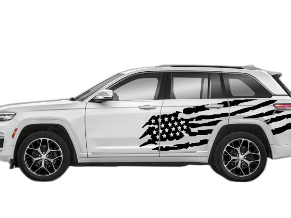 US Flag Side Graphics Graphics for Jeep Grand Cherokee