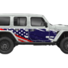 US Flag Style Full Side Graphics for Wrangler JL
