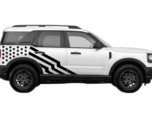 US Stripes and Stars Graphics Graphics for Ford Bronco Sport