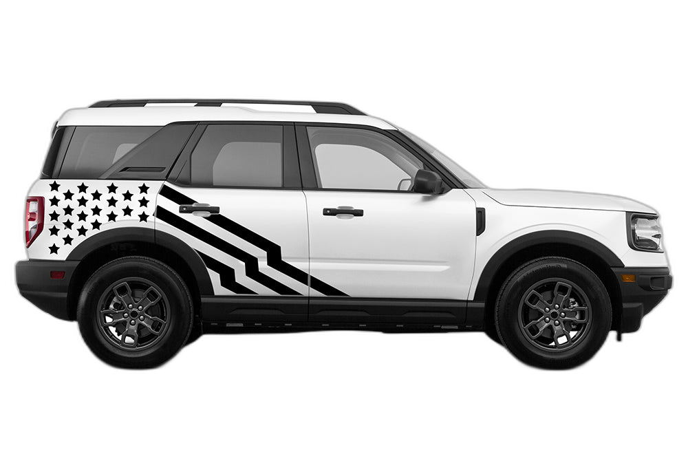US Stripes and Stars Graphics Graphics for Ford Bronco Sport