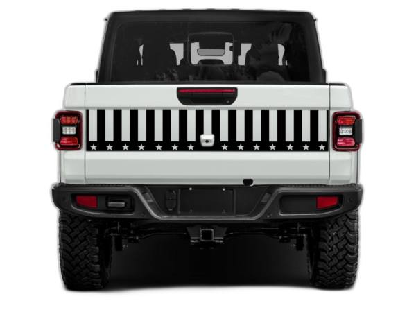 US style tailgate graphics decals compatible with Jeep Gladiator JT