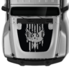 USA eagle hood graphics decals compatible with Jeep Gladiator JT