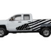 USA Flag Decals Graphics for Chevrolet Silverado 2500HD 2015-2019