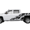 USA flag shredded decals graphics compatible with GMC Sierra 2014-2018