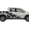 USA flag shredded decals graphics compatible with Honda Ridgeline