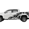 USA flag shredded graphics compatible with GMC Canyon 2015-2022