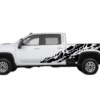 USA Flag Shredded Side Decals Graphics for Chevrolet Silverado 2500HD