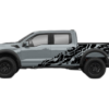 USA Flag Shredded Side Decals Graphics for Ford F150 Raptor