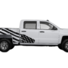 USA flag side decals graphics compatible with Chevrolet Silverado 2014-2018