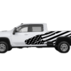 USA Flag Side Decals Graphics for Chevrolet Silverado 2500HD