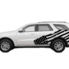 USA flag side decals graphics compatible with Dodge Durango