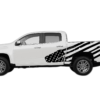 USA flag side decals graphics compatible with GMC Canyon 2015-2022