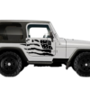 USA Flag Side Decals Graphics for Jeep Wrangler TJ