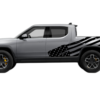USA flag side decals graphics compatible with Rivian R1T