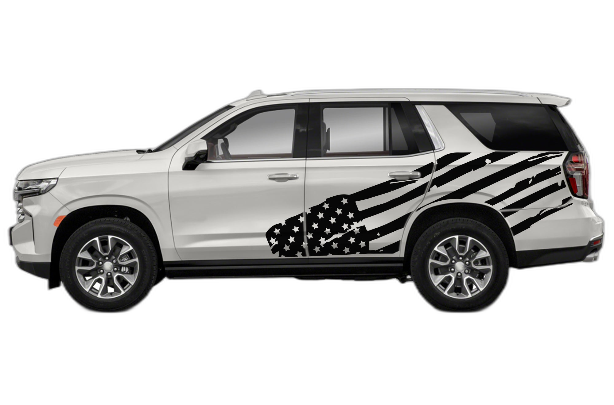 USA Flag Side Graphics for Chevrolet Tahoe