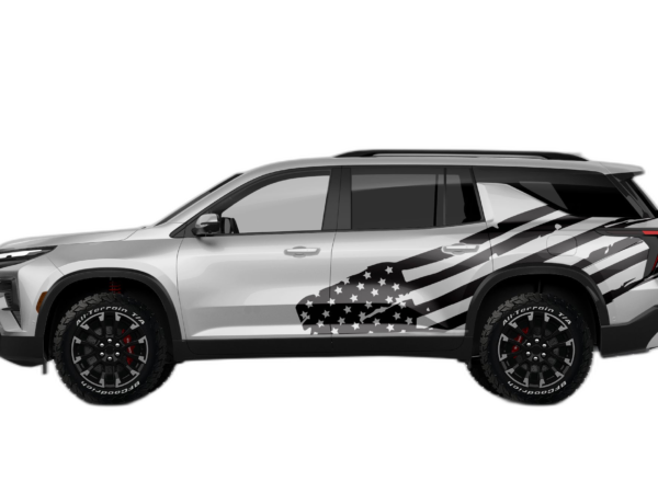 USA Flag Side Graphics for Chevrolet Traverse
