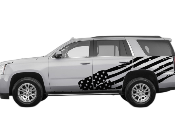 USA Flag Side Graphics for GMC Yukon 2015-2020