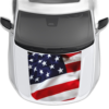 USA Flag Print Hood Decals Graphics for Jeep Grand Cherokee