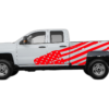 USA flag decals graphics compatible with Chevrolet Silverado 2500HD 2015-2019