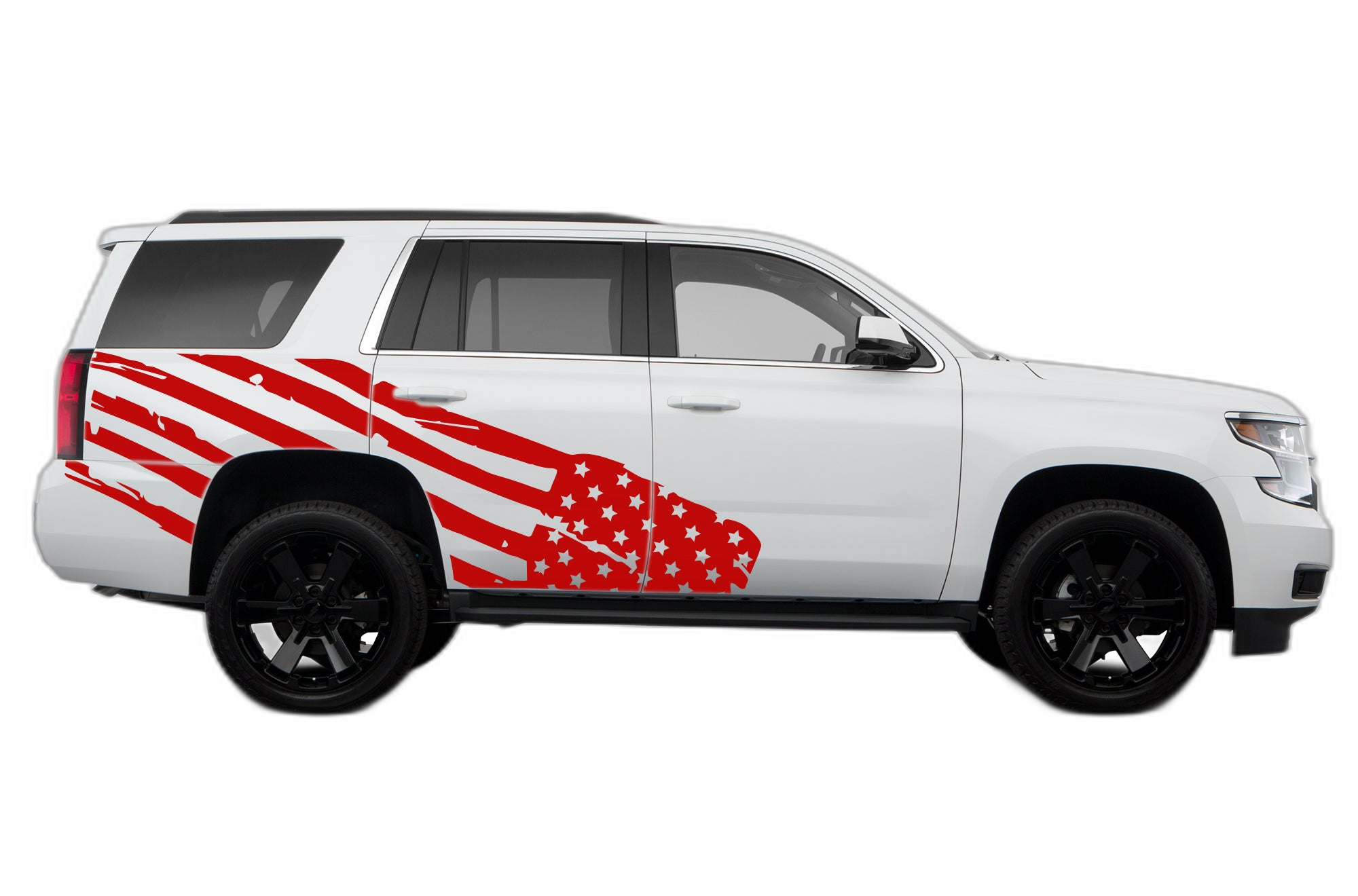 USA Flag Side Graphics for Chevrolet Tahoe 2015-2020 - Image 2