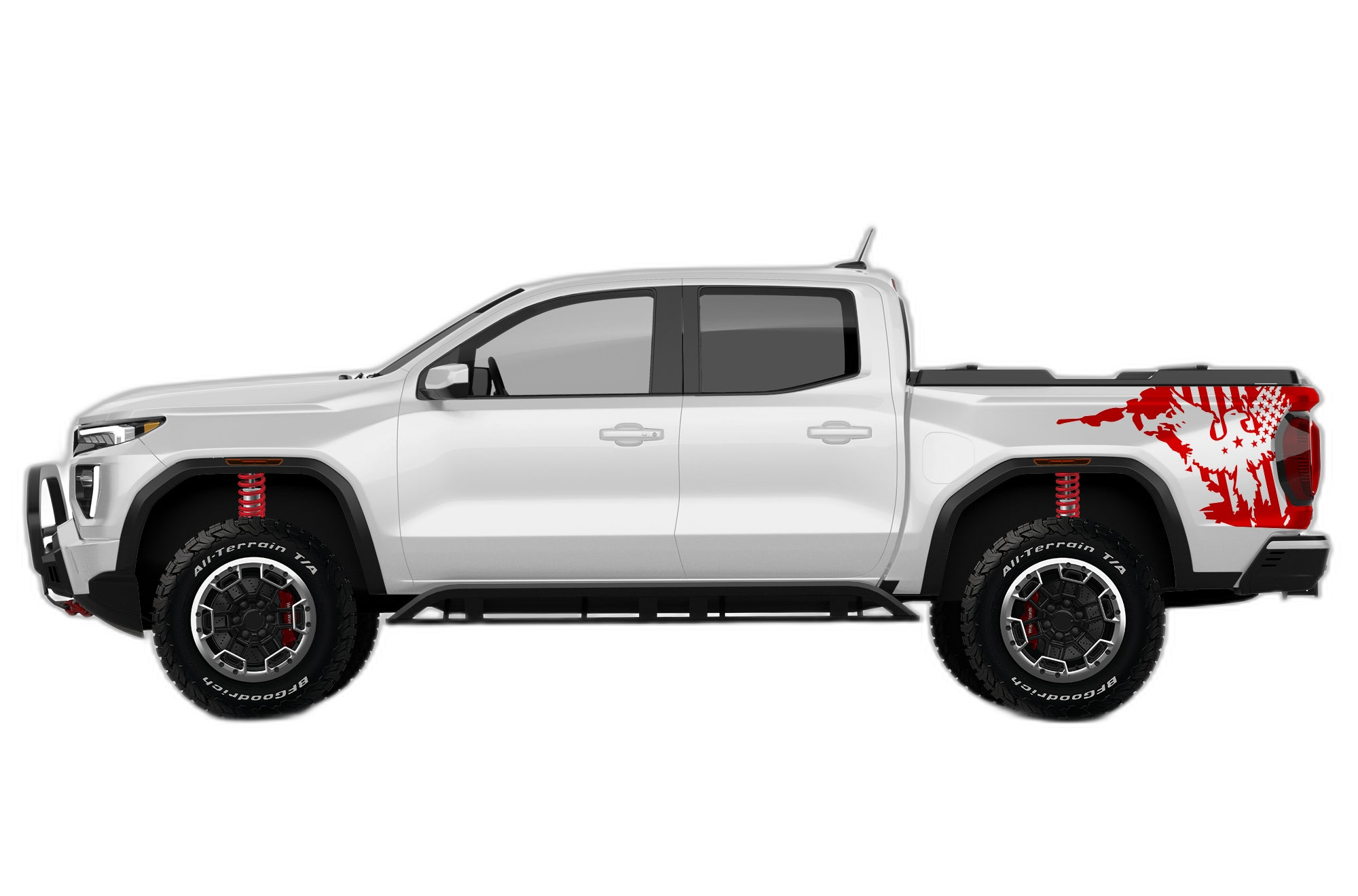 US Eagle Side Bed Decals Graphics for GMC Canyon - Image 2