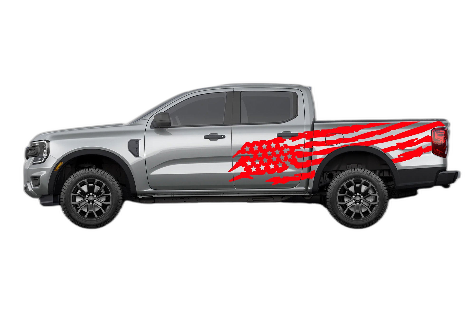 US Flag Decals and Side Graphics for Ford Ranger - Image 2