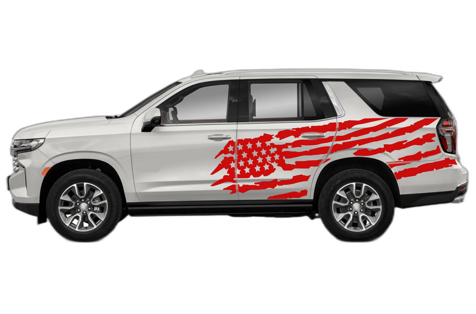 US Flag Side Graphics for Chevrolet Tahoe - Image 2