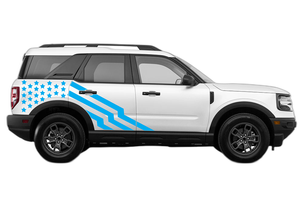 US Stripes and Stars Graphics Graphics for Ford Bronco Sport - Image 2