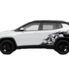 Wild Bear Door Decals Graphics for Jeep Compass 2018 - 2025