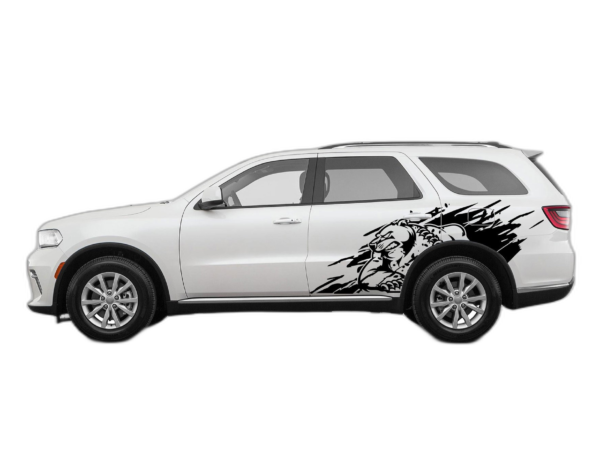 Wild bear door graphics decals compatible with Dodge Durango