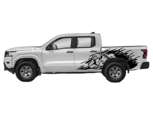 Wild bear door graphics decals compatible with Nissan Frontier