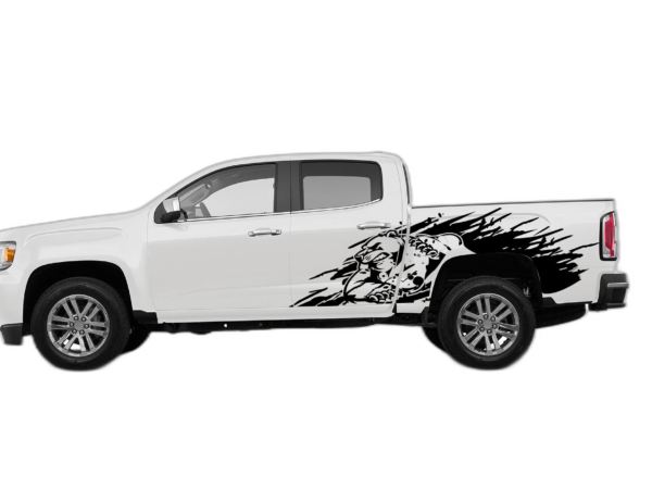 Wild Bear Side Decals Graphics for GMC Canyon 2015-2022