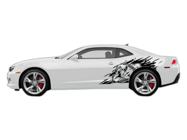 Wild Bear Side Graphics, Decals for Chevrolet Camaro 2010-2015