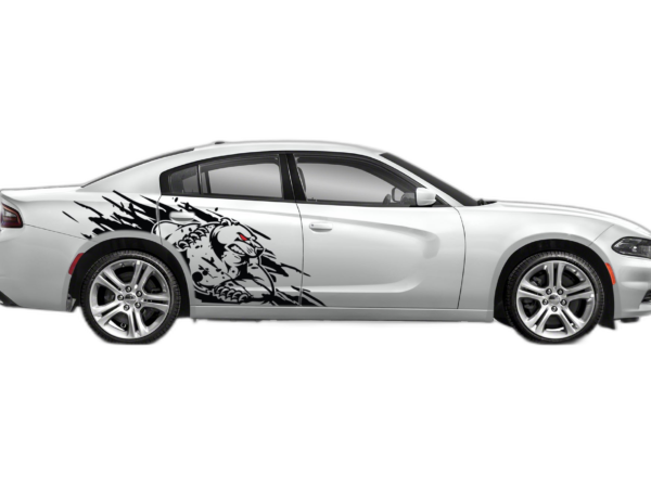 Wild bear side graphics, decals compatible with Dodge Charger 2011-2025