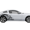 Wild bear side graphics, stickers decals compatible with Ford Mustang 2010-2014