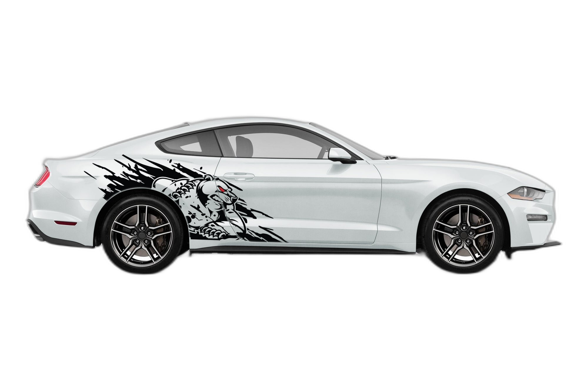 Wild Bear Side Graphics, Decals for Ford Mustang 2015-2023
