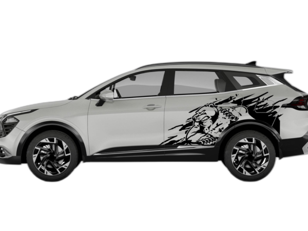 Wild Bear Splash Side Decals Graphics for Kia Sportage