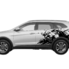 Wild bull splash graphics decals compatible with Hyundai Santa Fe 2019-2023