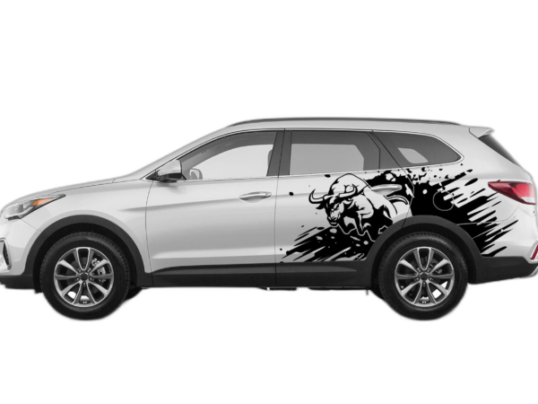 Wild Bull Splash Graphics for Hyundai Santa Fe 2019-2023