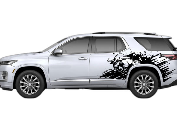 Wild Bull Splash Side Graphics for Chevrolet Traverse 2018-2023