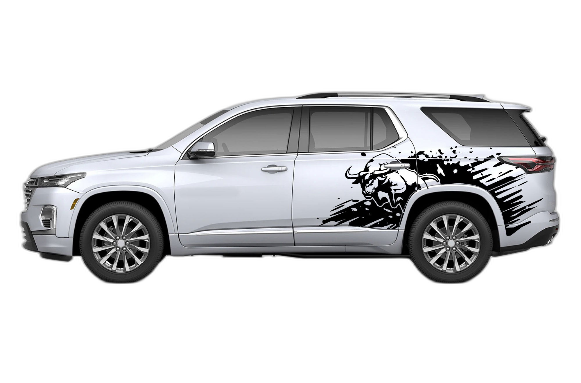Wild Bull Splash Side Graphics for Chevrolet Traverse 2018-2023