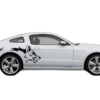 Wild wolf side graphics, stickers decals compatible with Ford Mustang 2010-2014