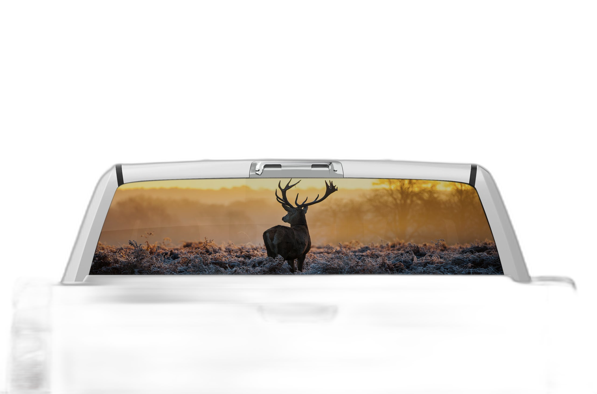 Wild Deer Perforated Rear Window Decal Graphics for Dodge Ram 2009-2018