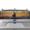Wild deer perforated rear window decal graphics compatible with Ford Explorer 2011-2019