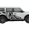 Wild horse decals graphics compatible with Ford Bronco