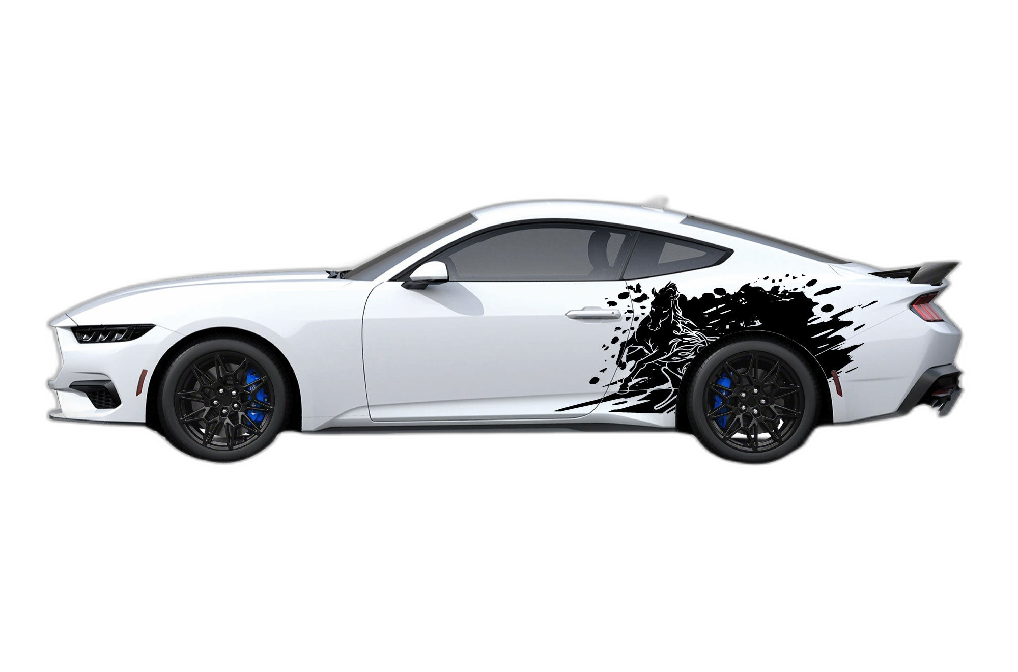 Wild Horse Graphics Side Decals for Ford Mustang