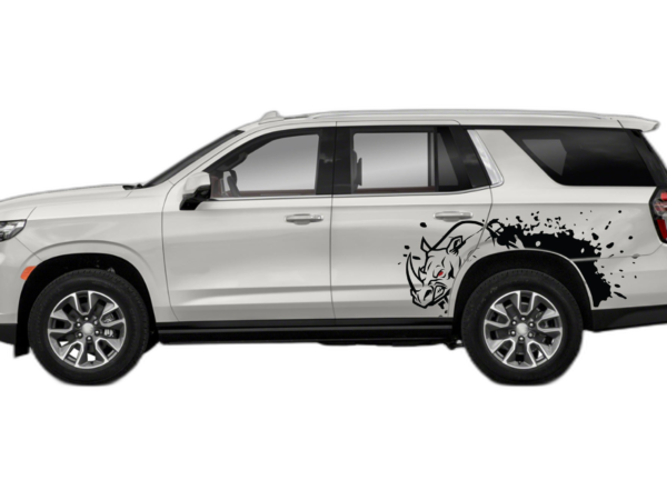 Wild Rhino Splash Graphics for Chevrolet Tahoe