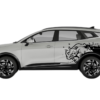 Wild rhino splash side decals graphics compatible with Kia Sportage